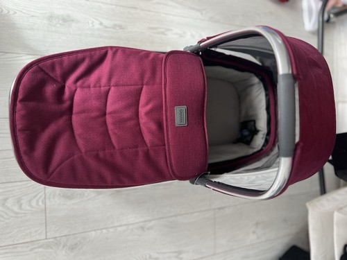 Oyster carrycot cherry paid - carrycot, 3